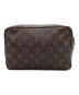 LOUIS VUITTON (ルイ ヴィトン) コスメポーチ　モノグラム ブラウン：6000円