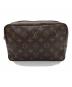 LOUIS VUITTON（ルイ ヴィトン）の古着「コスメポーチ　モノグラム」｜ブラウン