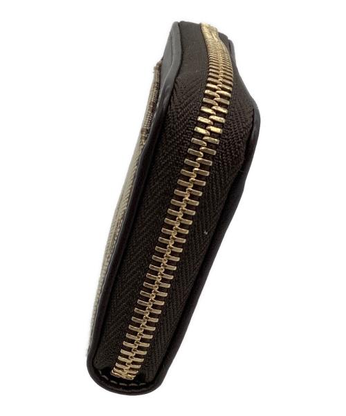 GUCCI（グッチ）GUCCI (グッチ) キーリング付きコインケース グッチシマ ブラウンの古着・服飾アイテム