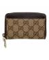 GUCCI（グッチ）の古着「キーリング付きコインケース グッチシマ」｜ブラウン