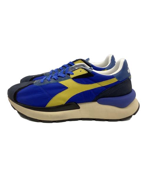 DIADORA HERITAGE（ディアドラ ヘリテージ）DIADORA HERITAGE (ディアドラ ヘリテージ) ローカットスニーカー Mercury Elite ブルー×イエロー サイズ:27.5の古着・服飾アイテム