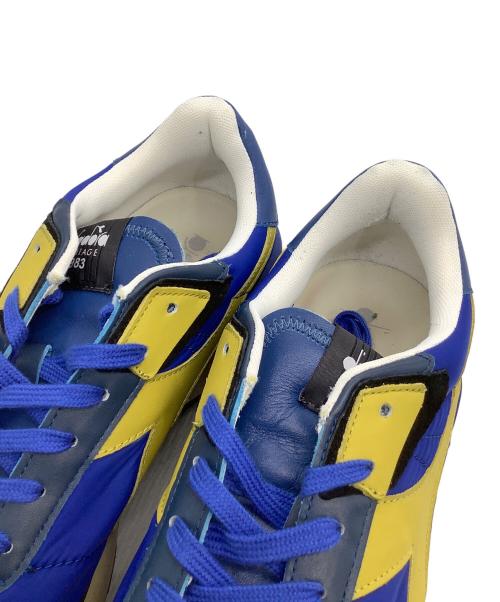 DIADORA HERITAGE（ディアドラ ヘリテージ）DIADORA HERITAGE (ディアドラ ヘリテージ) ローカットスニーカー Mercury Elite ブルー×イエロー サイズ:27.5の古着・服飾アイテム