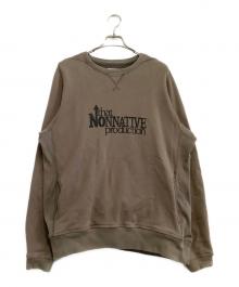 nonnative（ノンネイティブ）の古着「クルーネックスウェット」｜ブラウン