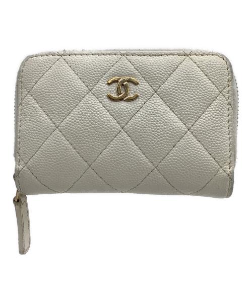 CHANEL（シャネル）CHANEL (シャネル) コインケース ホワイトの古着・服飾アイテム