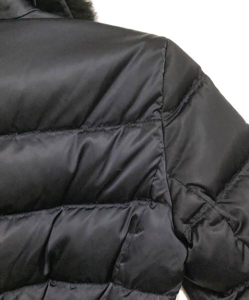 PRADA（プラダ）PRADA (プラダ) ファーウェストシェイプダウンジャケット ネイビー サイズ:38の古着・服飾アイテム