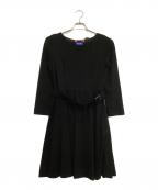 BLUE LABEL CRESTBRIDGEブルーレーベルクレストブリッジ）の古着「ワンピース」｜ブラック