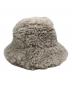 BASICKS（ベイシックス）の古着「Faux Fur Big Bucket Hat」｜ベージュ