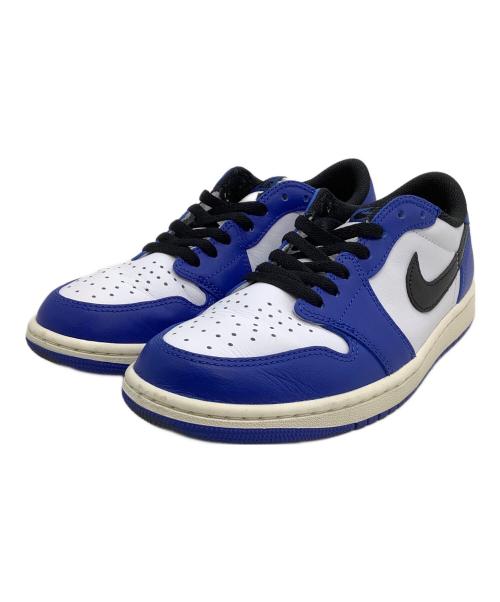 NIKE（ナイキ）NIKE (ナイキ) スニーカー AIR JORDAN 1 RETRO LOW OG ホワイト×ブルー サイズ:26.5の古着・服飾アイテム