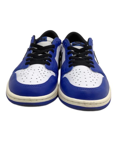 NIKE（ナイキ）NIKE (ナイキ) スニーカー AIR JORDAN 1 RETRO LOW OG ホワイト×ブルー サイズ:26.5の古着・服飾アイテム