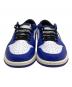 NIKE (ナイキ) スニーカー AIR JORDAN 1 RETRO LOW OG ホワイト×ブルー サイズ:26：10000円