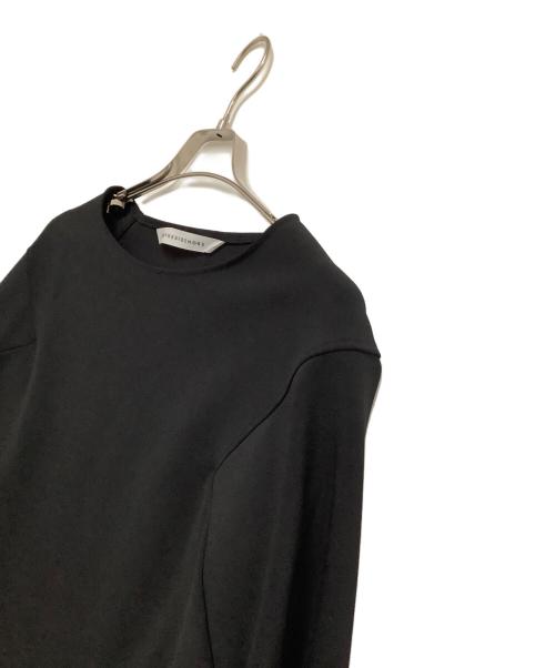 COGTHEBIGSMOKE（コグザビッグスモーク）COGTHEBIGSMOKE (コグザビッグスモーク) プルオーバーブラウス ロングスリーブブラウス KATE CREW NECK TOP ブラック サイズ:1の古着・服飾アイテム