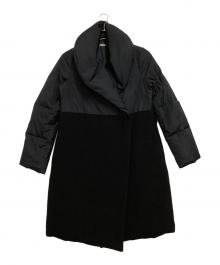 theory luxe（セオリーリュクス）の古着「切替ダウンコート」｜ブラック