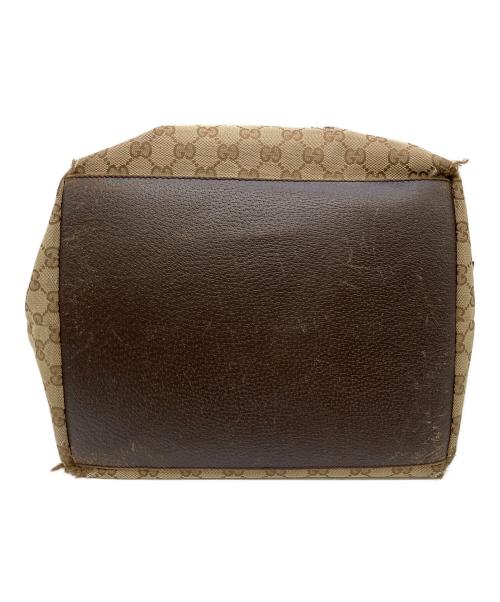 GUCCI（グッチ）GUCCI (グッチ) トートバッグ ベージュ×ブラウンの古着・服飾アイテム