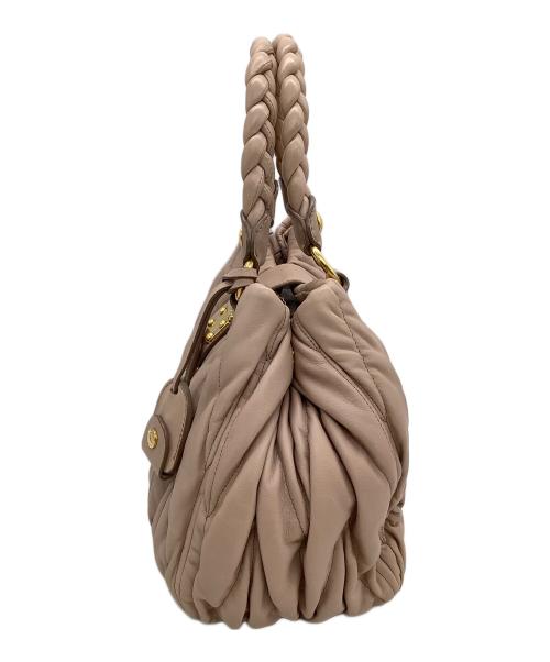 MIU MIU（ミュウミュウ）MIU MIU (ミュウミュウ) ハンドバッグ ピンクの古着・服飾アイテム