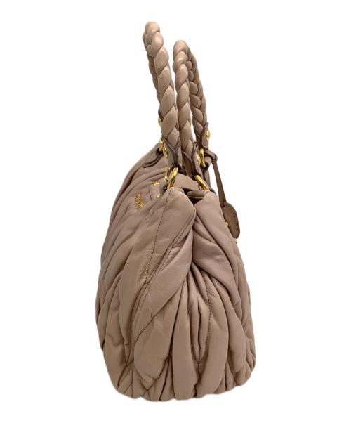 MIU MIU（ミュウミュウ）MIU MIU (ミュウミュウ) ハンドバッグ ピンクの古着・服飾アイテム