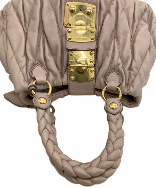 MIU MIU（ミュウミュウ）MIU MIU (ミュウミュウ) ハンドバッグ ピンクの古着・服飾アイテム