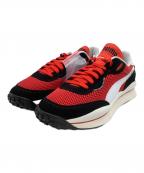 PUMAプーマ）の古着「ローカットスニーカー　スタイルライダーストリームオン/ STYLE RIDER STREAM ON」｜ブラック×レッド