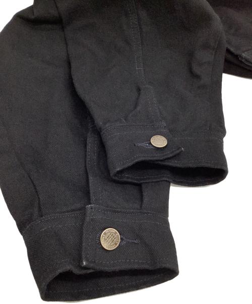 PRSN BLU（プリズンブルー）PRSN BLU (プリズンブルース) デニムジャケット ブラック サイズ:Lの古着・服飾アイテム