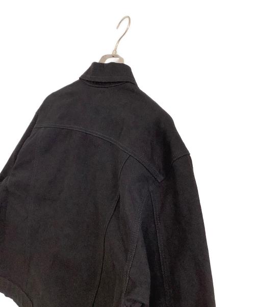 PRSN BLU（プリズンブルー）PRSN BLU (プリズンブルース) デニムジャケット ブラック サイズ:Lの古着・服飾アイテム