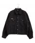 PRSN BLU（プリズンブルース）の古着「デニムジャケット」｜ブラック