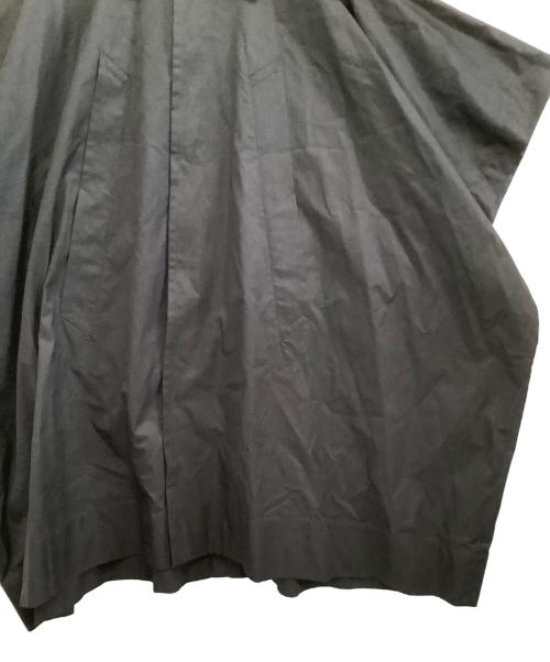 MM6 Maison Margiela（エムエムシックスメゾンマルジェラ）MM6 Maison Margiela (エムエムシックス メゾンマルジェラ) ステンカラーロングケープ ブラック サイズ:36の古着・服飾アイテム