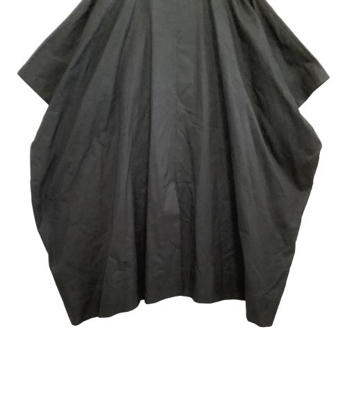 MM6 Maison Margiela（エムエムシックスメゾンマルジェラ）MM6 Maison Margiela (エムエムシックス メゾンマルジェラ) ステンカラーロングケープ ブラック サイズ:36の古着・服飾アイテム