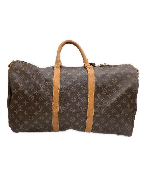 LOUIS VUITTON（ルイ ヴィトン）LOUIS VUITTON (ルイ ヴィトン) ボストンバッグ モノグラム  キーポル・バンドリエール50 ブラウンの古着・服飾アイテム