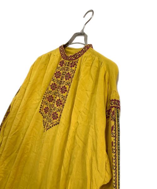 freada（フリーダ）freada (フリーダ) シャツワンピース イエロー サイズ:freeの古着・服飾アイテム