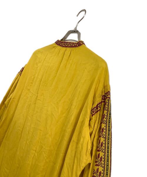 freada（フリーダ）freada (フリーダ) シャツワンピース イエロー サイズ:freeの古着・服飾アイテム