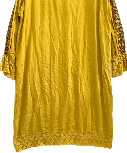 freada（フリーダ）freada (フリーダ) シャツワンピース イエロー サイズ:freeの古着・服飾アイテム