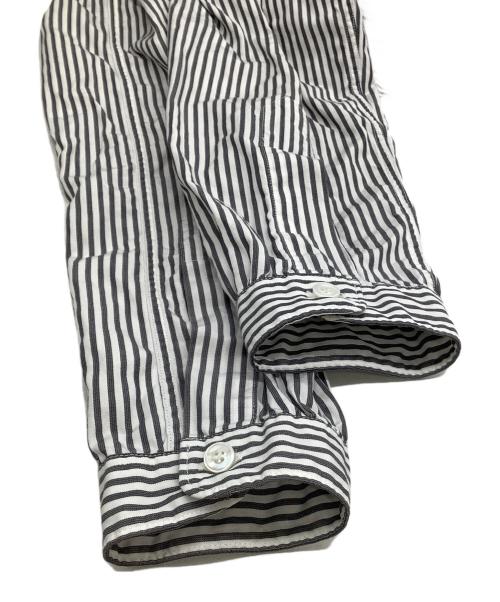 JUNYA WATANABE MAN（ジュンヤワタナベマン）JUNYA WATANABE MAN (ジュンヤワタナベマン) ボタンダウンシャツ ホワイト×グレー サイズ:XSの古着・服飾アイテム