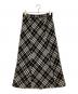 BURBERRY LONDON (バーバリーロンドン) スカート ブラック×ホワイト サイズ:36：8000円