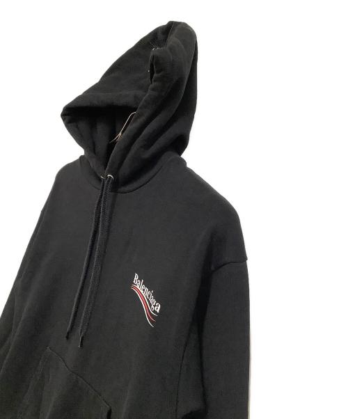 BALENCIAGA（バレンシアガ）BALENCIAGA (バレンシアガ) プルオーバーパーカー ブラック サイズ:XSの古着・服飾アイテム