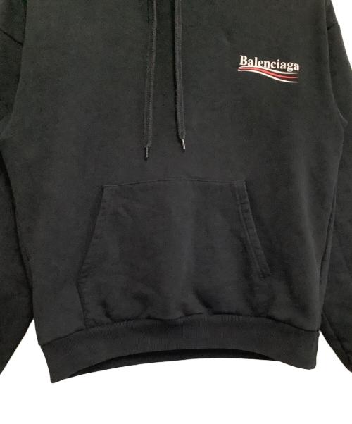 BALENCIAGA（バレンシアガ）BALENCIAGA (バレンシアガ) プルオーバーパーカー ブラック サイズ:XSの古着・服飾アイテム