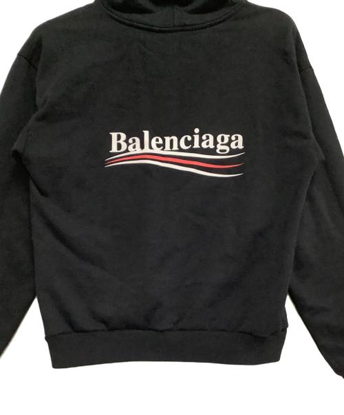 BALENCIAGA（バレンシアガ）BALENCIAGA (バレンシアガ) プルオーバーパーカー ブラック サイズ:XSの古着・服飾アイテム