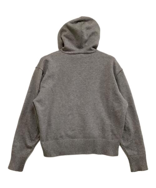 ami（アミ）ami (アミ) ニットパーカー グレー サイズ:Sの古着・服飾アイテム