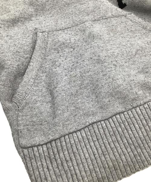 ami（アミ）ami (アミ) ニットパーカー グレー サイズ:Sの古着・服飾アイテム