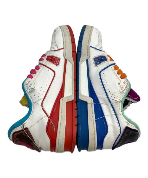 LOUIS VUITTON（ルイ ヴィトン）LOUIS VUITTON (ルイ ヴィトン) ローカットスニーカー LVトレイナーアップサイクリング 21AW テンポラリー・レジデンシー限定 ホワイト サイズ:８の古着・服飾アイテム