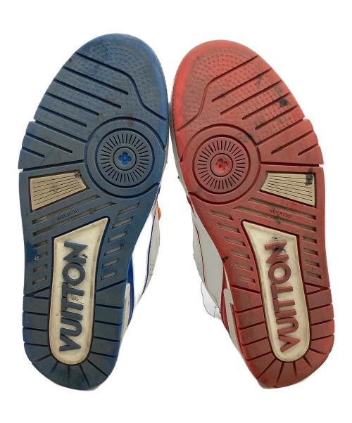 LOUIS VUITTON（ルイ ヴィトン）LOUIS VUITTON (ルイ ヴィトン) ローカットスニーカー LVトレイナーアップサイクリング 21AW テンポラリー・レジデンシー限定 ホワイト サイズ:８の古着・服飾アイテム