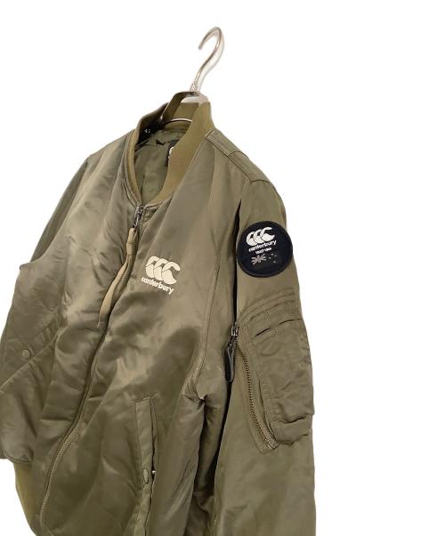 Canterbury（カンタベリー）Canterbury (カンタベリー) MA-1フライトジャケット カーキ サイズ:Mの古着・服飾アイテム