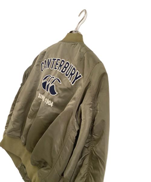 Canterbury（カンタベリー）Canterbury (カンタベリー) MA-1フライトジャケット カーキ サイズ:Mの古着・服飾アイテム