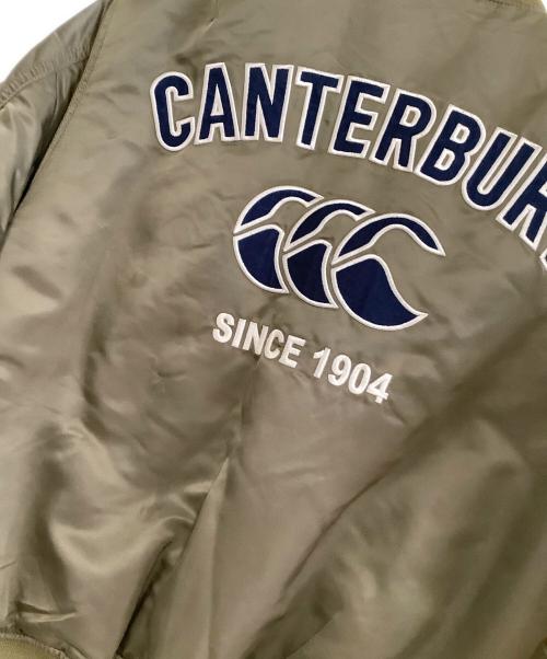 Canterbury（カンタベリー）Canterbury (カンタベリー) MA-1フライトジャケット カーキ サイズ:Mの古着・服飾アイテム