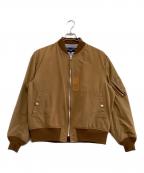 COMME des GARCONS HOMMEコムデギャルソン オム）の古着「MA-1ジャケット」｜ブラウン