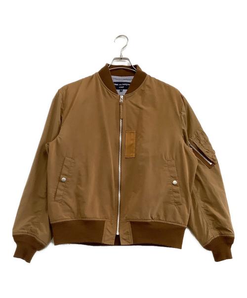 COMME des GARCONS HOMME（コムデギャルソン オム）COMME des GARCONS HOMME (コムデギャルソン オム) MA-1ジャケット ブラウン サイズ:Mの古着・服飾アイテム