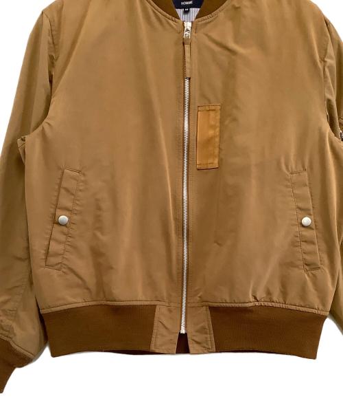 COMME des GARCONS HOMME（コムデギャルソン オム）COMME des GARCONS HOMME (コムデギャルソン オム) MA-1ジャケット ブラウン サイズ:Mの古着・服飾アイテム