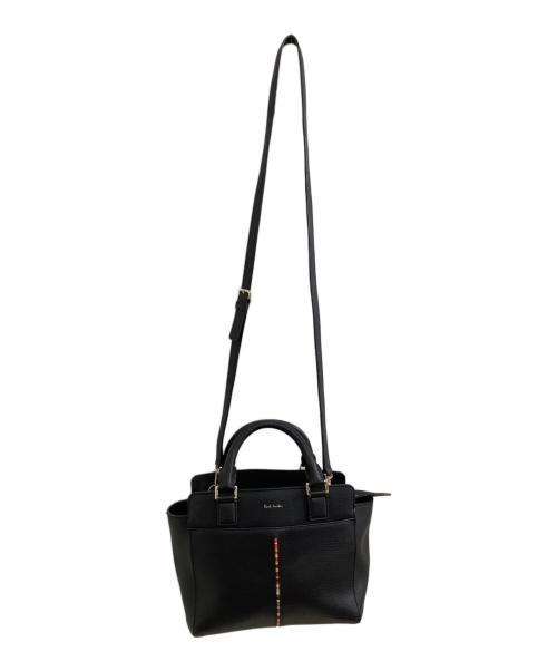 PAUL SMITH（ポールスミス）PAUL SMITH (ポールスミス) 2WAYショルダーバッグ ブラックの古着・服飾アイテム