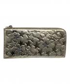 SALON DE ALFURDサロン・ド・アルファード）の古着「スリースターL字財布」｜ゴールド