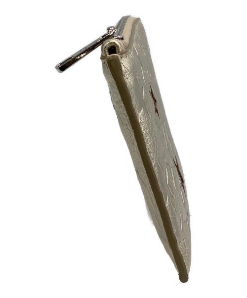 SALON DE ALFURD（サロン・ド・アルファード）SALON DE ALFURD (サロン・ド・アルファード) スリースターL字財布 ゴールドの古着・服飾アイテム