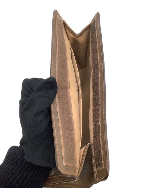 GUCCI（グッチ）GUCCI (グッチ) クラッチバッグ　OLD GUCCI　GGスプリーム　 ベージュ×ブラウンの古着・服飾アイテム