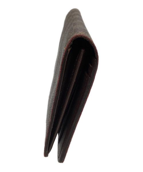 LOUIS VUITTON（ルイ ヴィトン）LOUIS VUITTON (ルイ ヴィトン) 長財布　ダミエ　ポルトフォイユ ブラザ ブラウンの古着・服飾アイテム